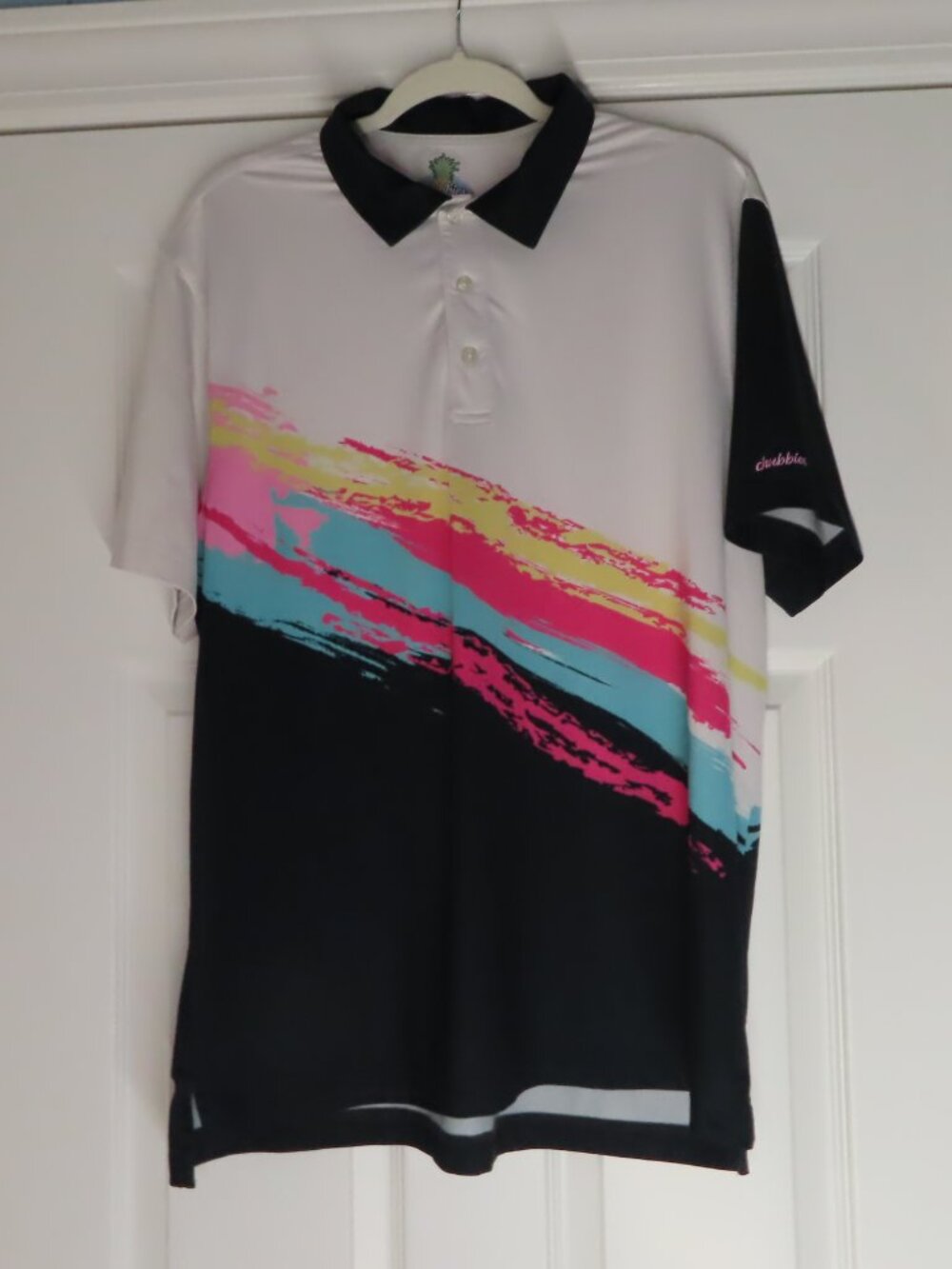 Chubbies Golf Polo Bamboo Large Tennis Golf Performance Stretch Athleisure